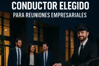 Conductor elegido para reuniones empresariales