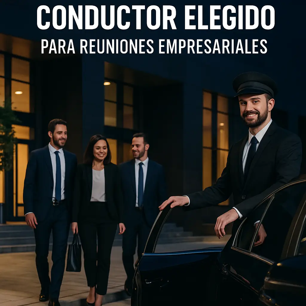 Conductor elegido para reuniones empresariales