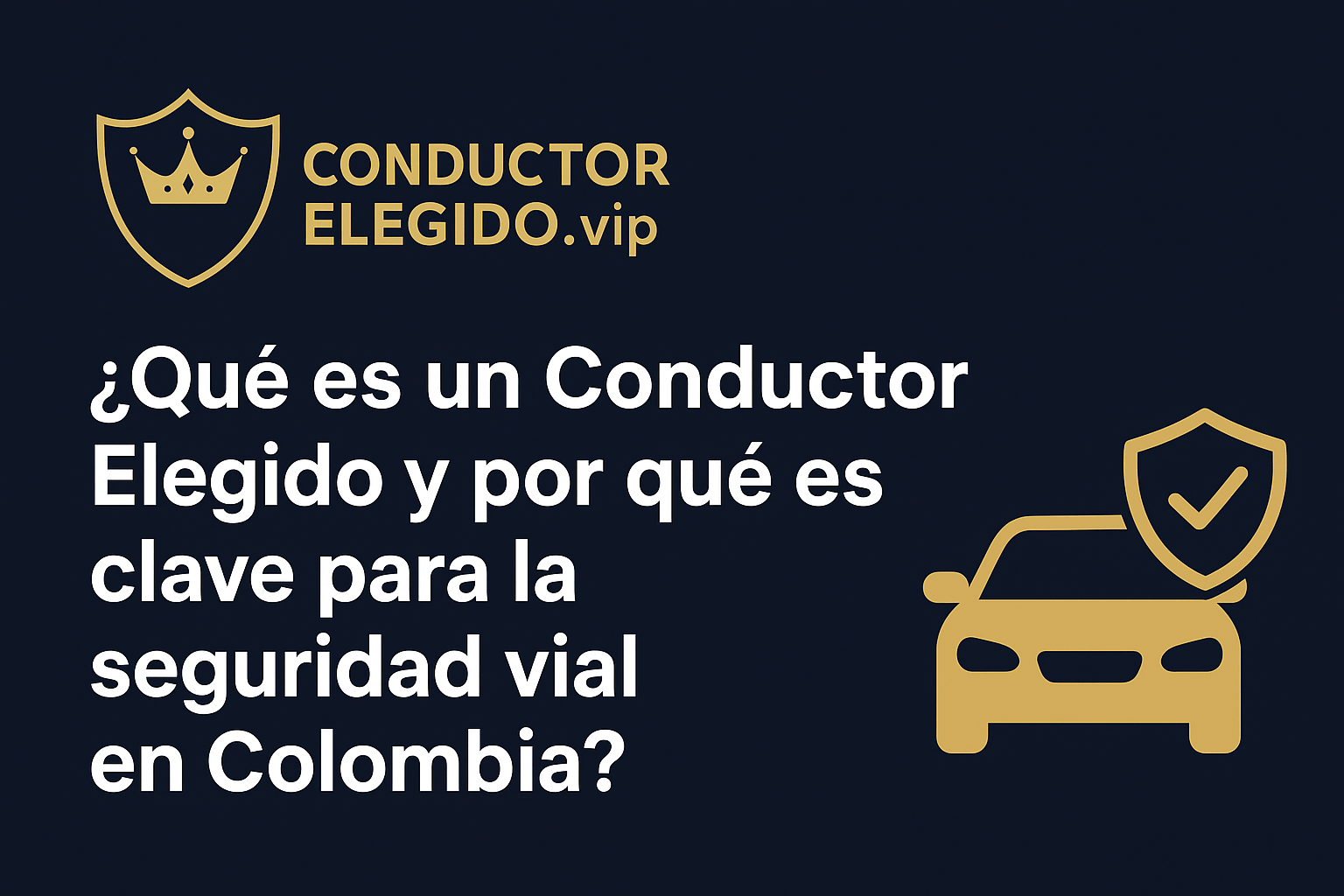 Qué es un Conductor Elegido y por qué es clave para la seguridad vial en Colombia
