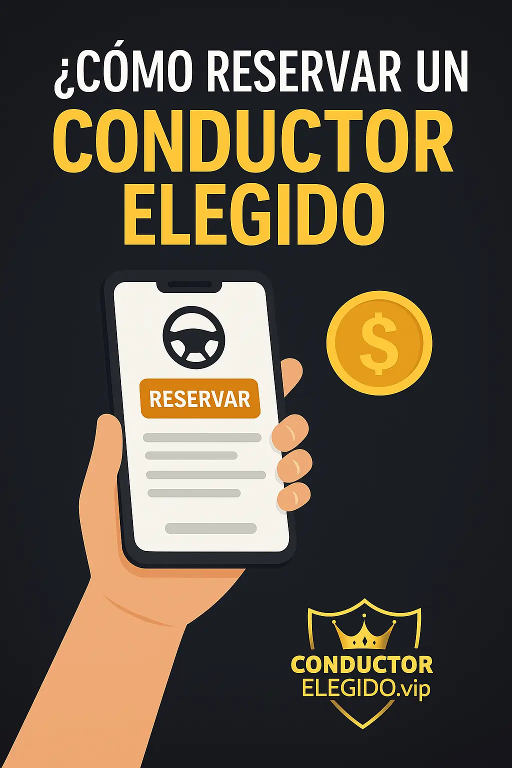 Como reservar un conductor elgido