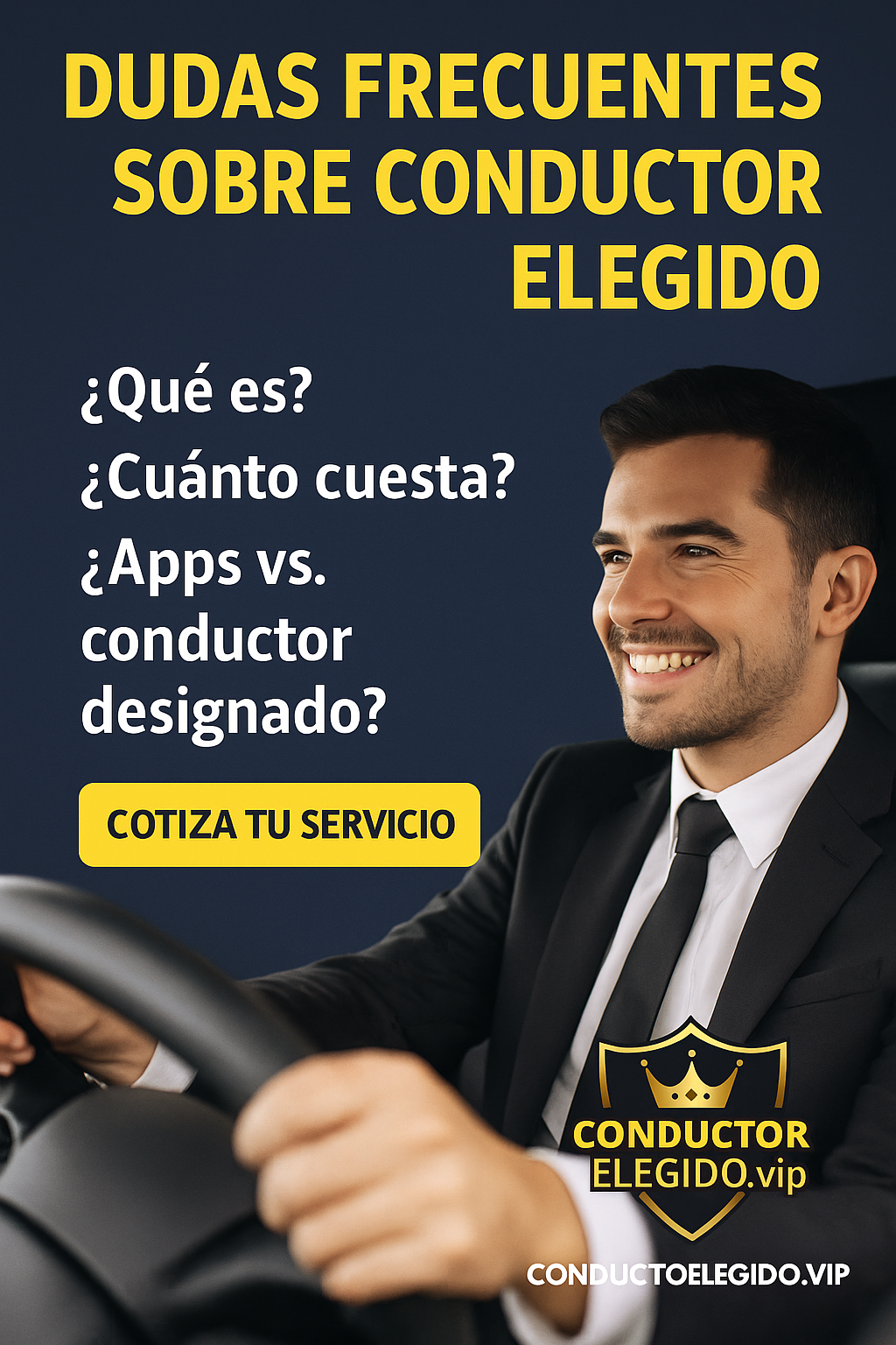 Lo que todos buscan sobre Conductor Elegido precios, seguridad y diferencias frente a apps