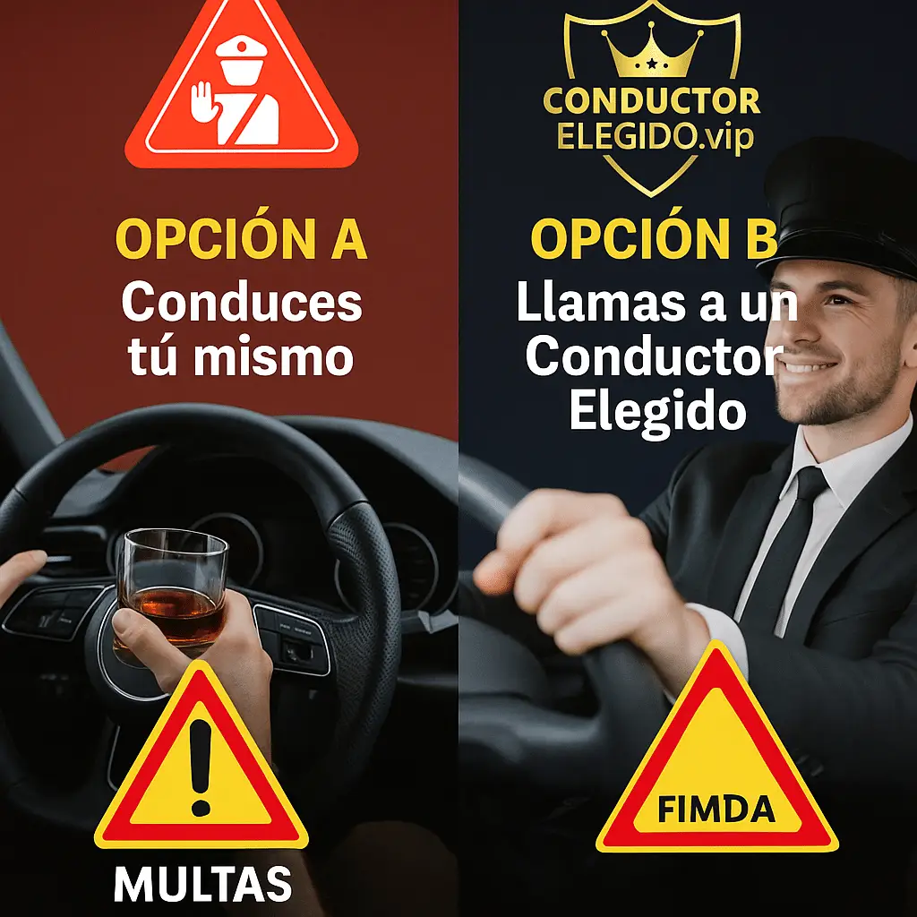 Qué pasa si decides conducir después de beber Una historia interactiva
